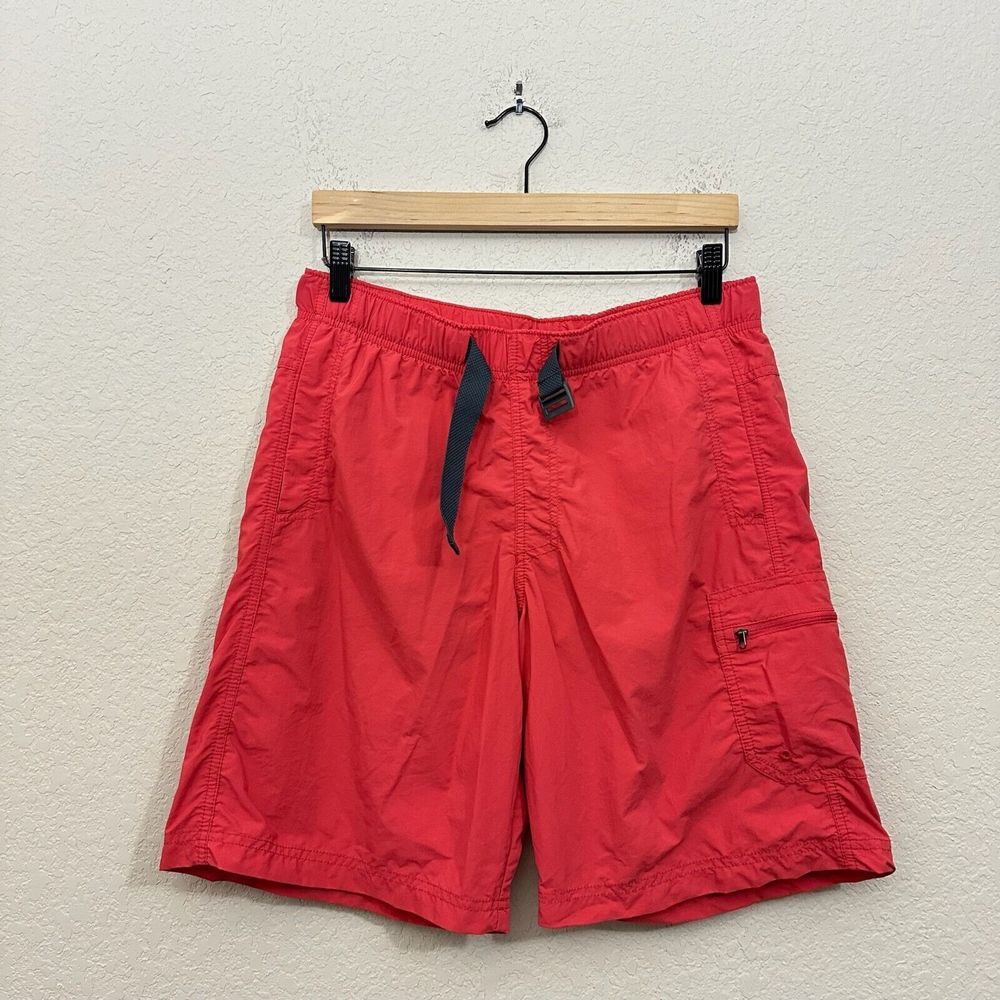 COLUMBIA Omni-Shade Mesh Lined Palmerston Peak Swimming Shorts AM4366 Red